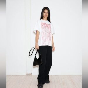NWT Puppets and Puppets Sz XL Matthew Barrel Leg Oversized SweatPants Black